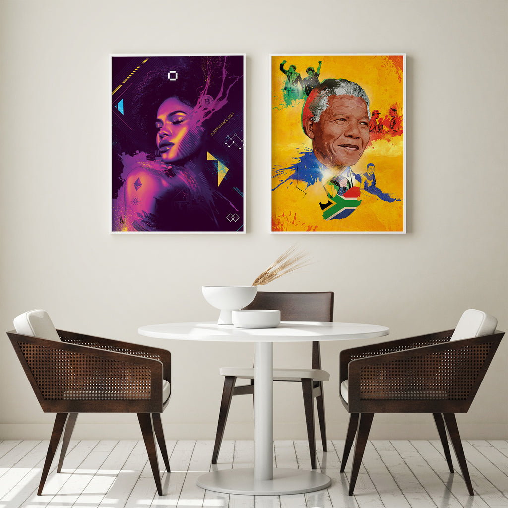 Nubian Beauty Poster Unique African Wall art decor