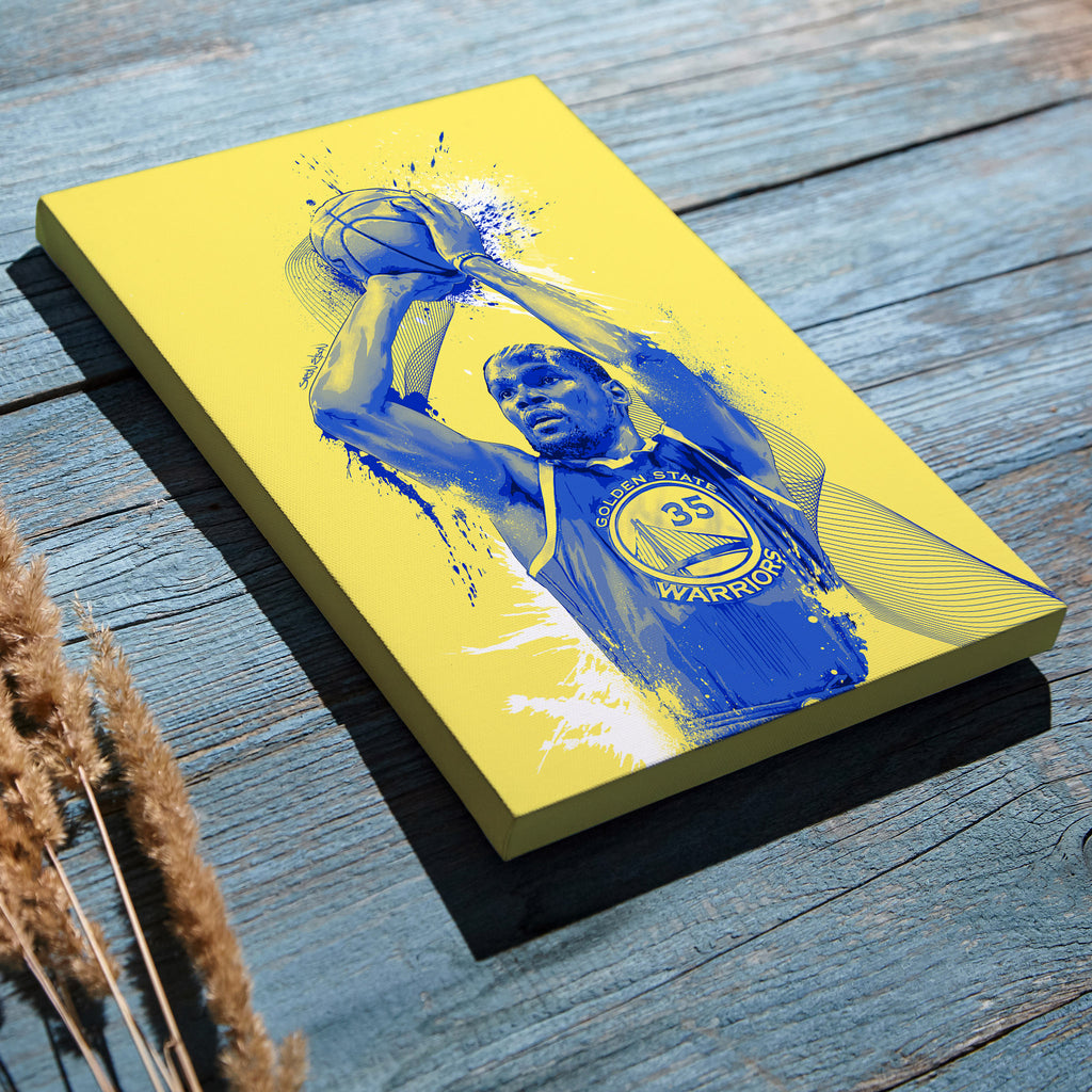 Kevin Durant Basketball Canvas Print | NBA Art Wall Decor