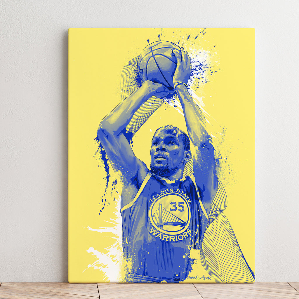 Kevin Durant Basketball Canvas Print | NBA Art Wall Decor