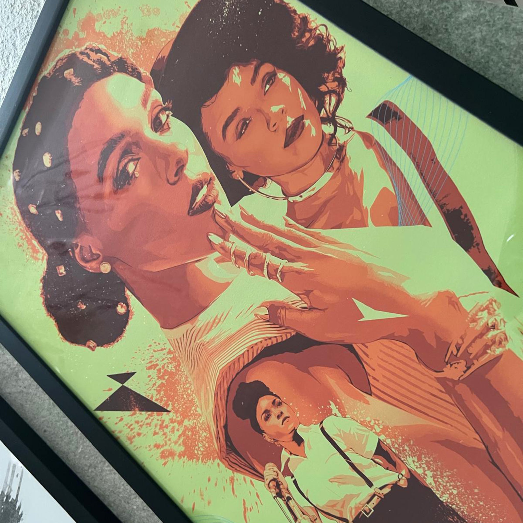 Janelle Monáe Art Print | Vibrant Illustrated Music Poster