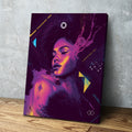 Nubian Beauty digital Art  Canvas Print