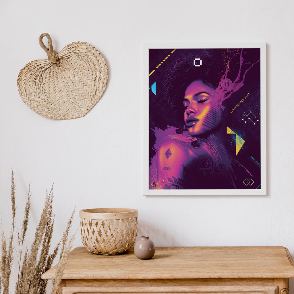 Nubian Beauty Poster Unique African Wall art decor